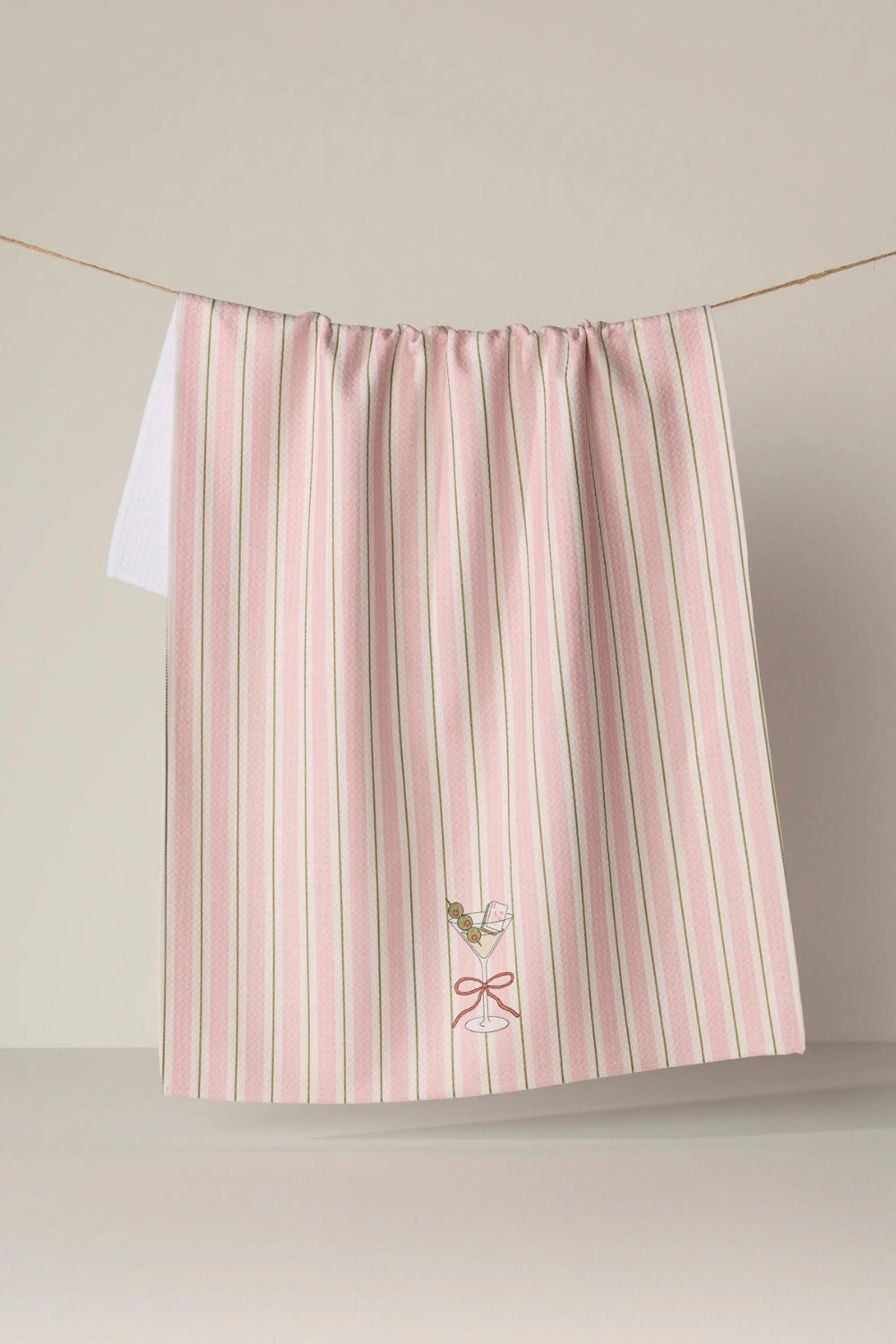 Martini Stripe Tea Towel