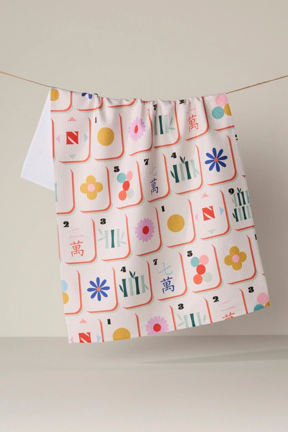 Tile Toss Tea Towel