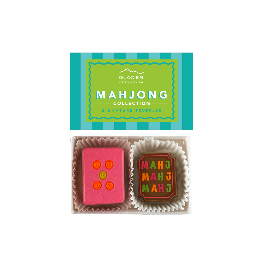 Mahjong Collection- 2 Piece Truffle Box (Cherry)