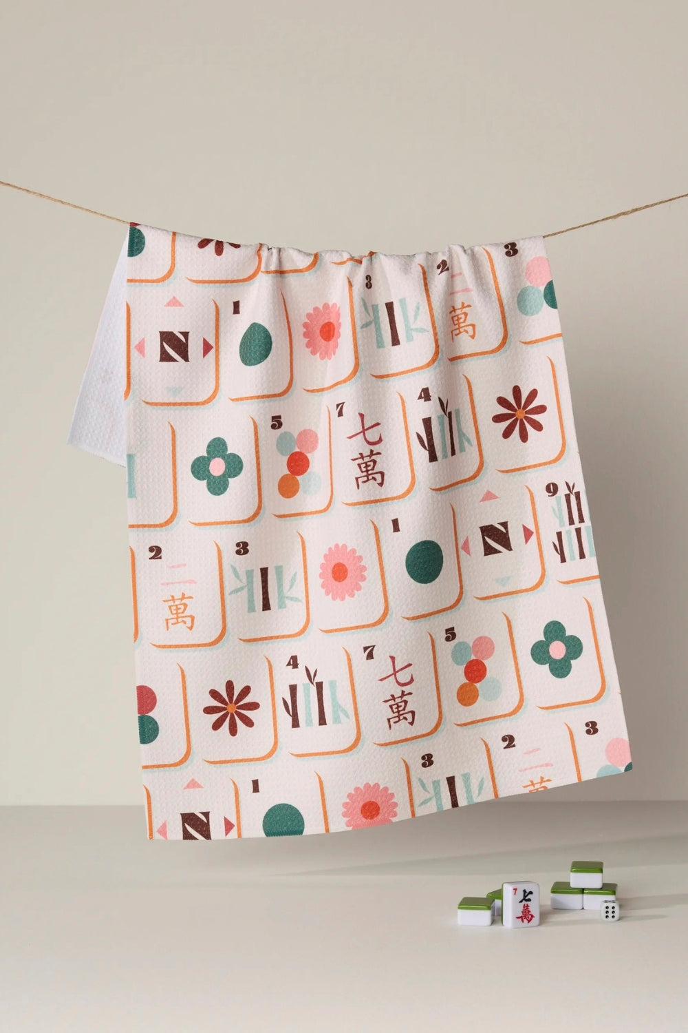 Cypress Tile Toss Tea Towel