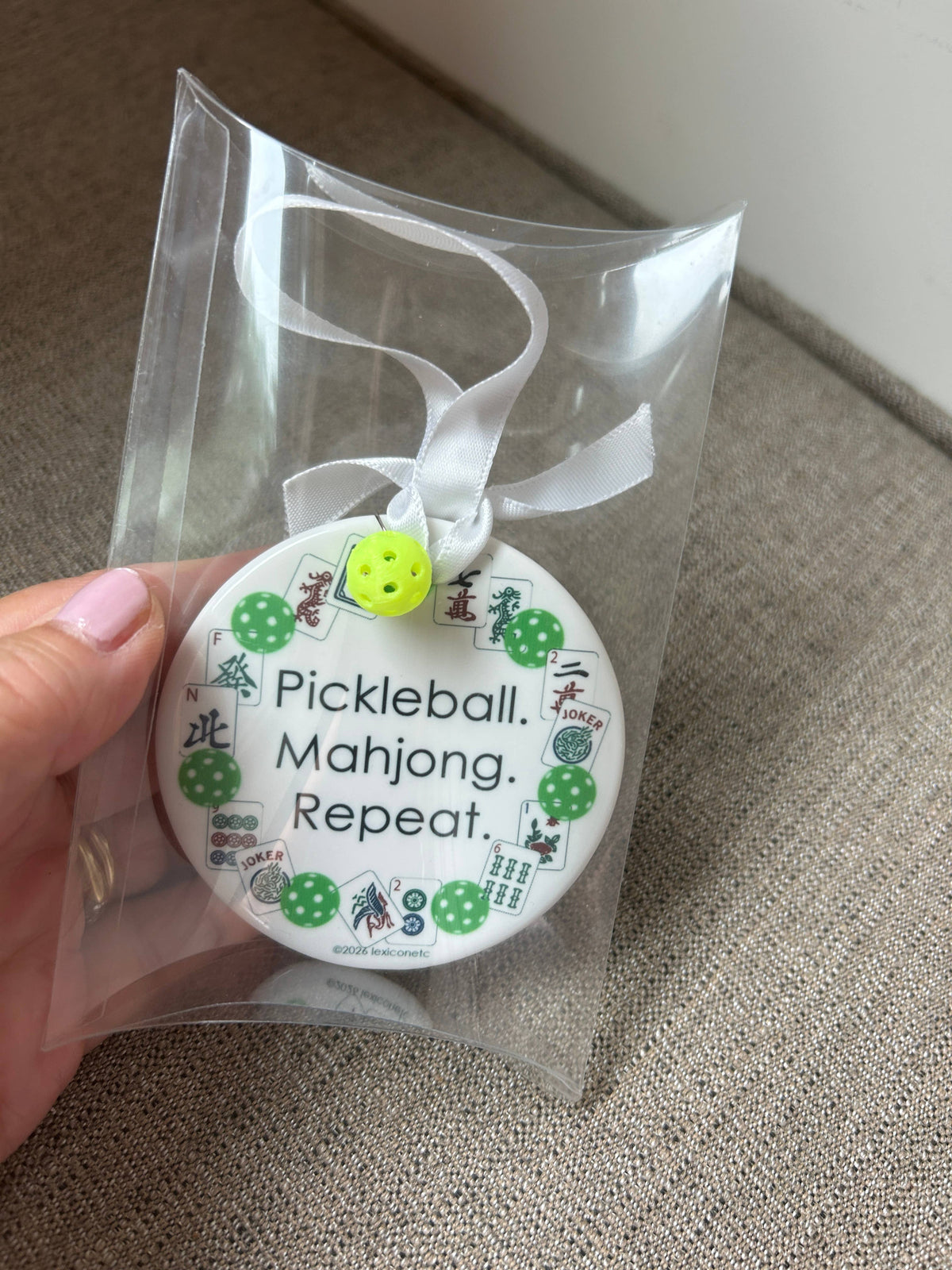 MAHJONG & PICKLEBALL Ornament