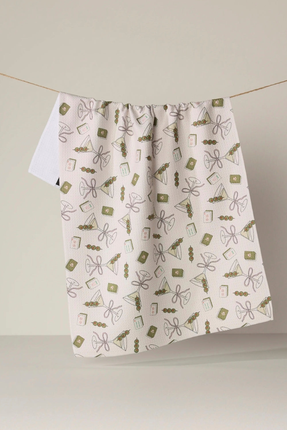 Martini Tiles Tea Towel