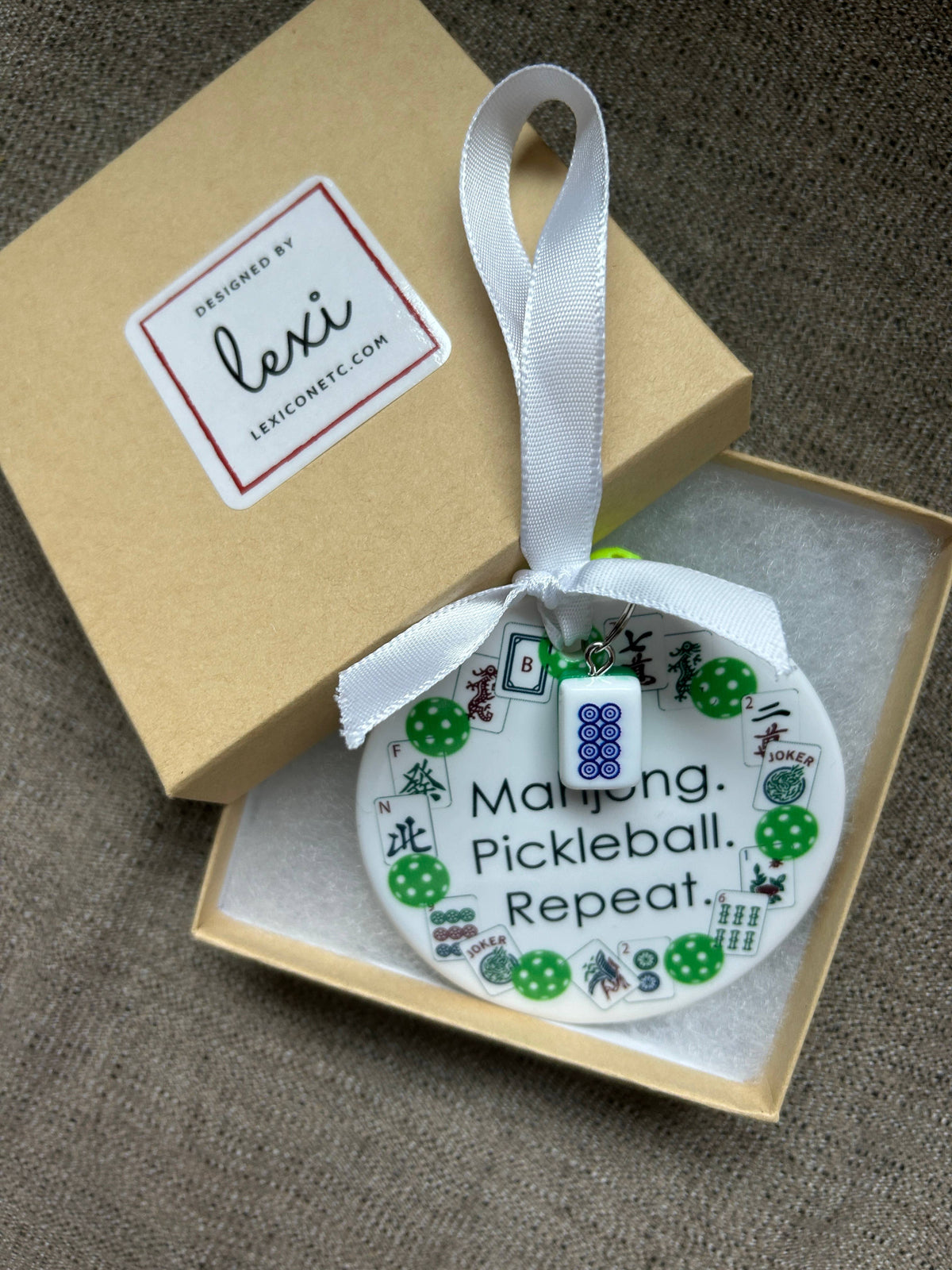 MAHJONG & PICKLEBALL Ornament