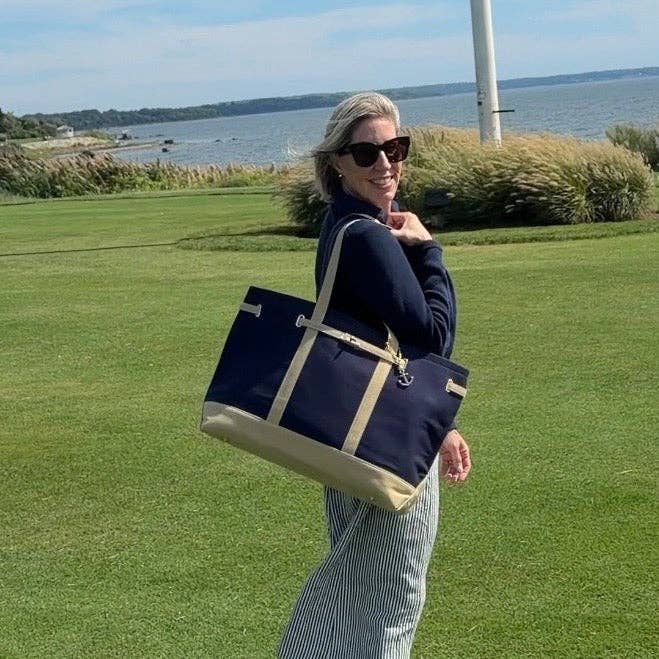 Charleston Large Carryall Tote - Colorblock