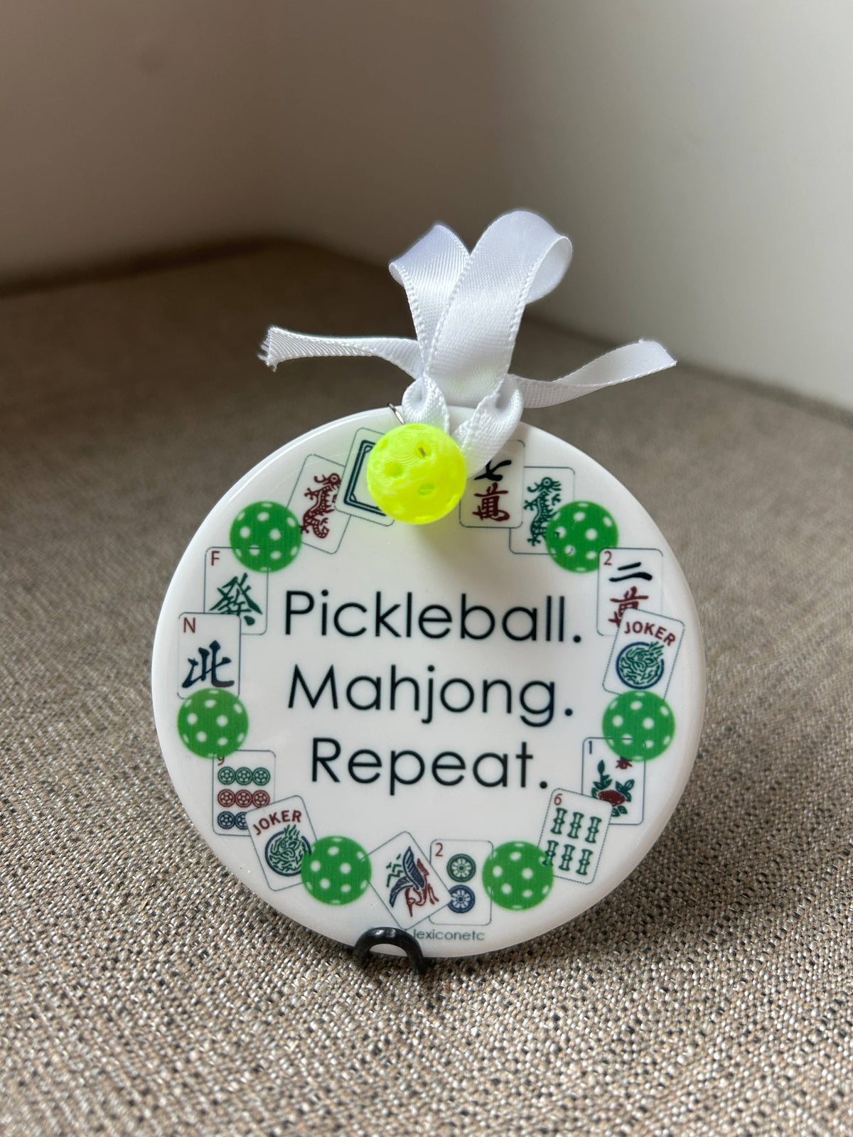 MAHJONG & PICKLEBALL Ornament
