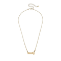 Mahj Ball Chain Necklace in Shiny Gold