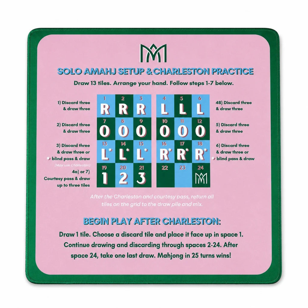 Solo Mahjong Practice Mat