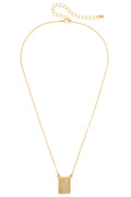 Bird Bam 24K Plated Tile Necklace