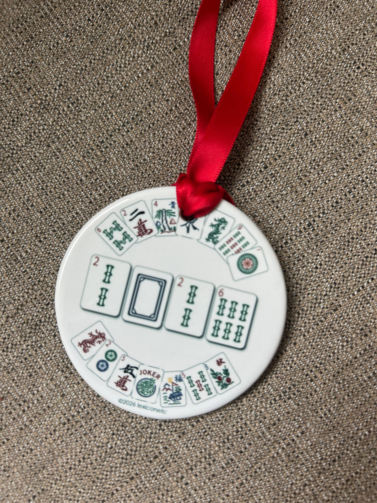 MAHJONG 2026 Ornament