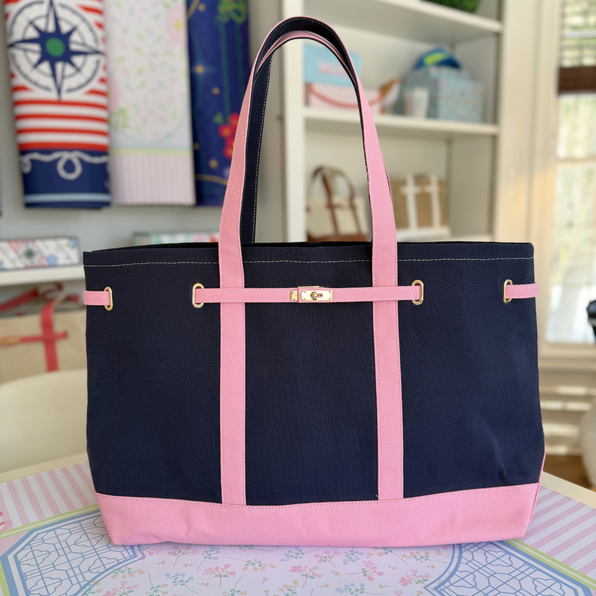Charleston Large Carryall Tote - Colorblock