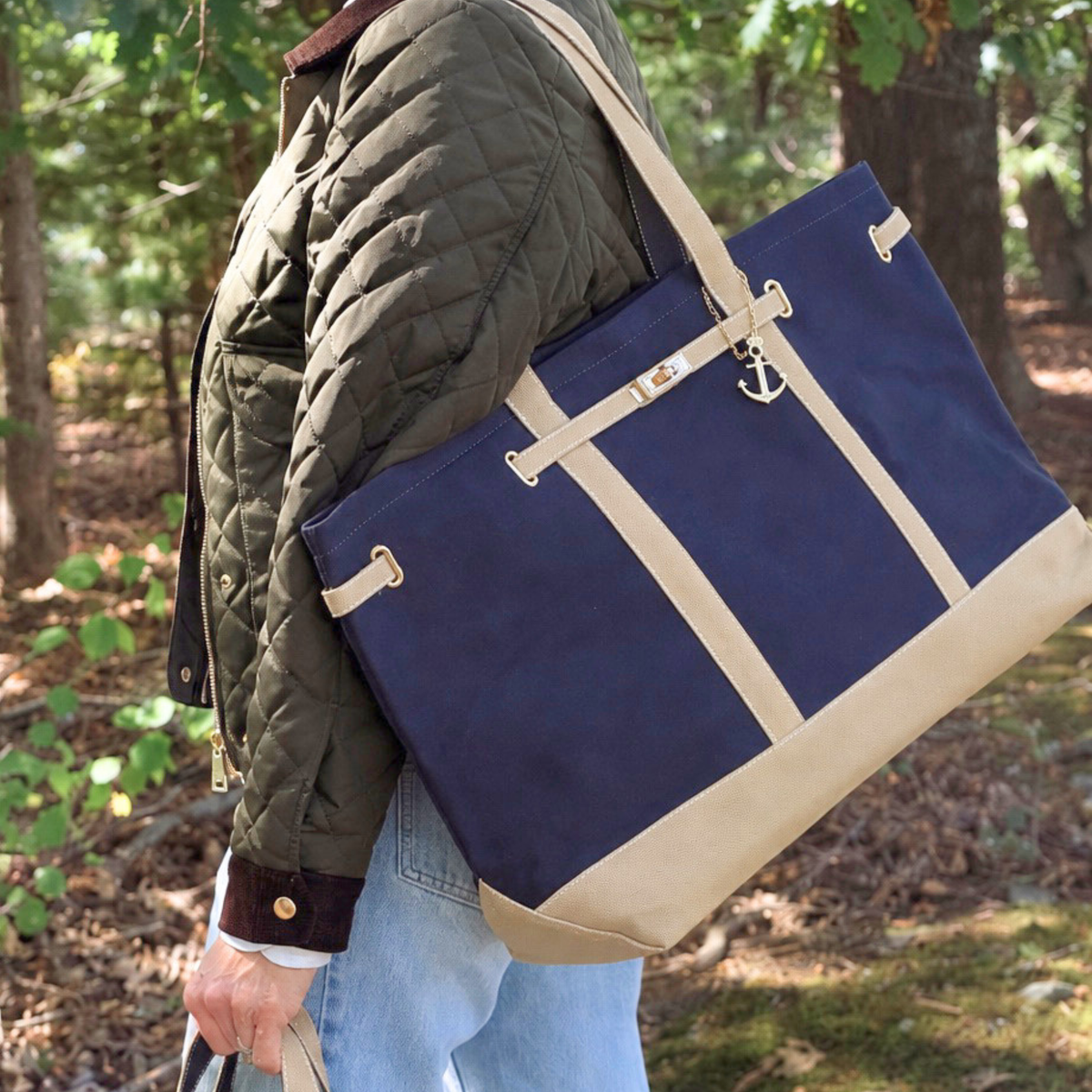 Charleston Large Carryall Tote - Colorblock