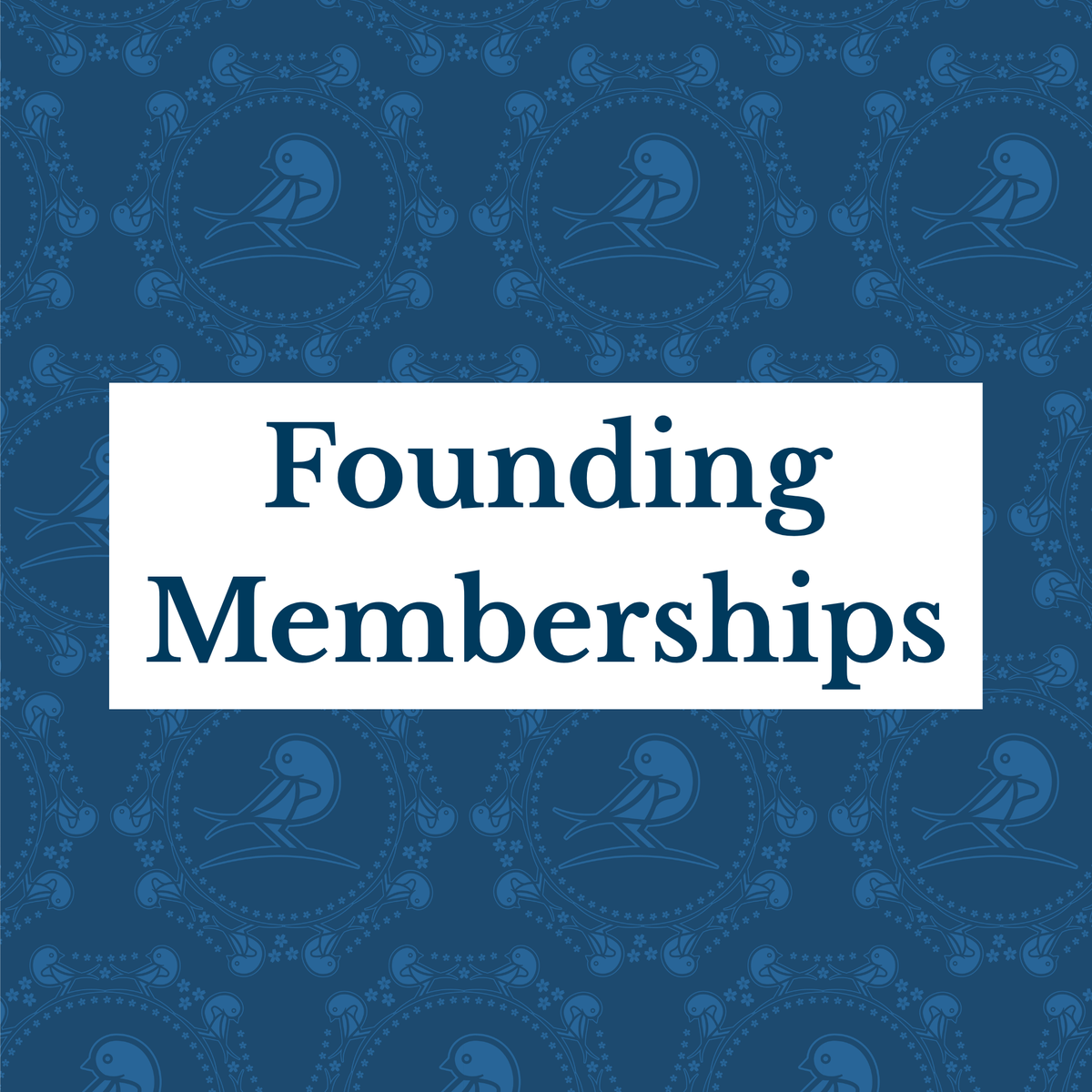 The Social Sparrow Founding Membership